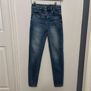 American Eagle Outfitters High Rise Blue Jeans